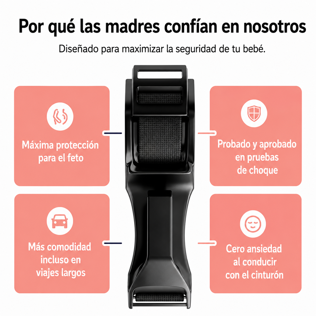 Cinturón de Seguridad Embarazo Mimo